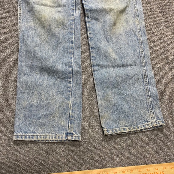 Vintage Calvin Klein Men's Light Blue Denim Baggy Y2K Jeans Size 34 - Picture 2 of 12